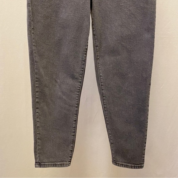 Levi’s 30 (US 10/11) Mom Jeans Silver Tab Gray High Rise Womens Stretch Tapered - Picture 5 of 15